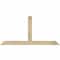 Ekena Millwork Portland Rough Sawn Timber Gable Bracket, Douglas Fir, 60"W x 30"H x 2"D x 4"F, 12/12 Pitch GBW060X30X0204POR00RDF - alternate 1
